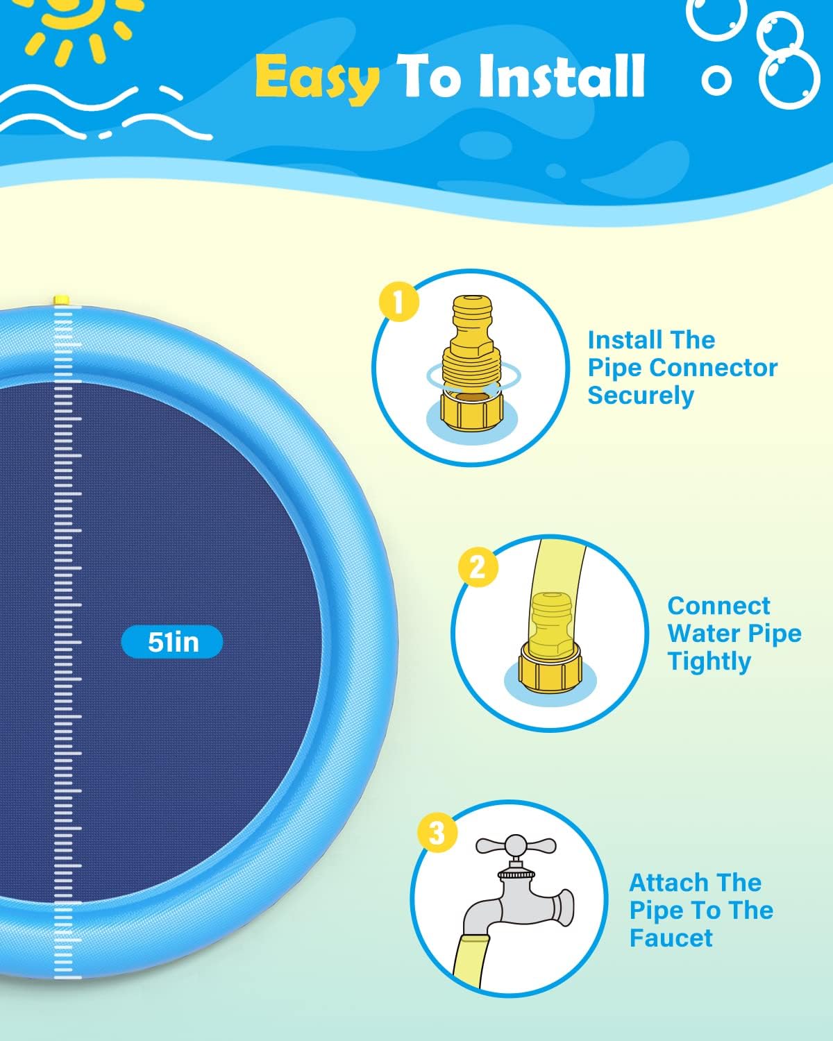 The Cool Pup Anti-Slip Dog Splash Pool