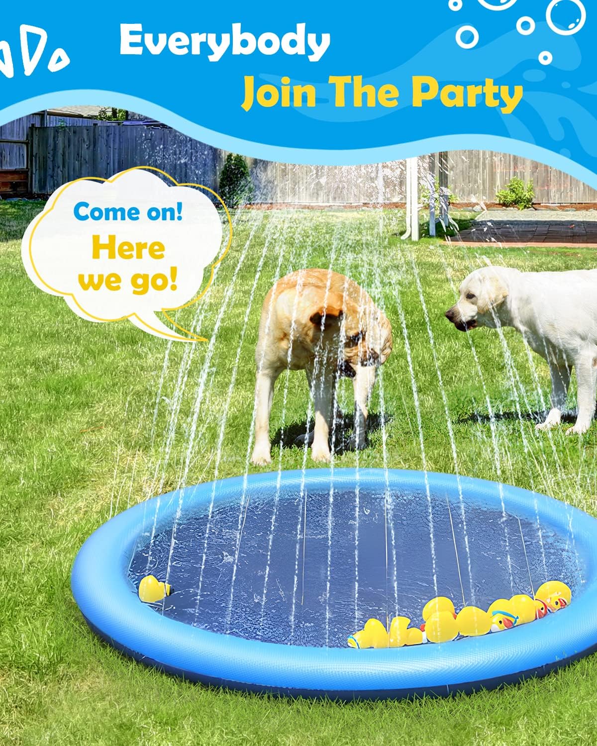 The Cool Pup Anti-Slip Dog Splash Pool
