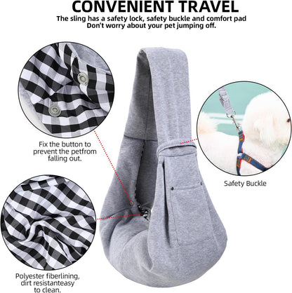 Safety sling Hand-Free Dog Sling Carrier
