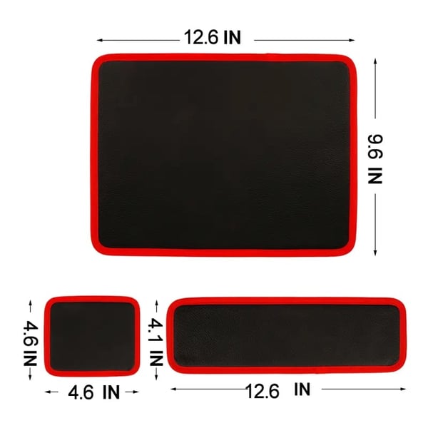 Flexible Magnetic Tool Mat Set with 3 Different Size Trays