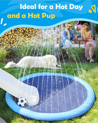 The Cool Pup Anti-Slip Dog Splash Pool