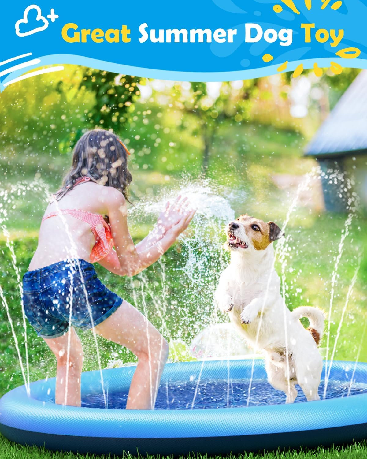The Cool Pup Anti-Slip Dog Splash Pool
